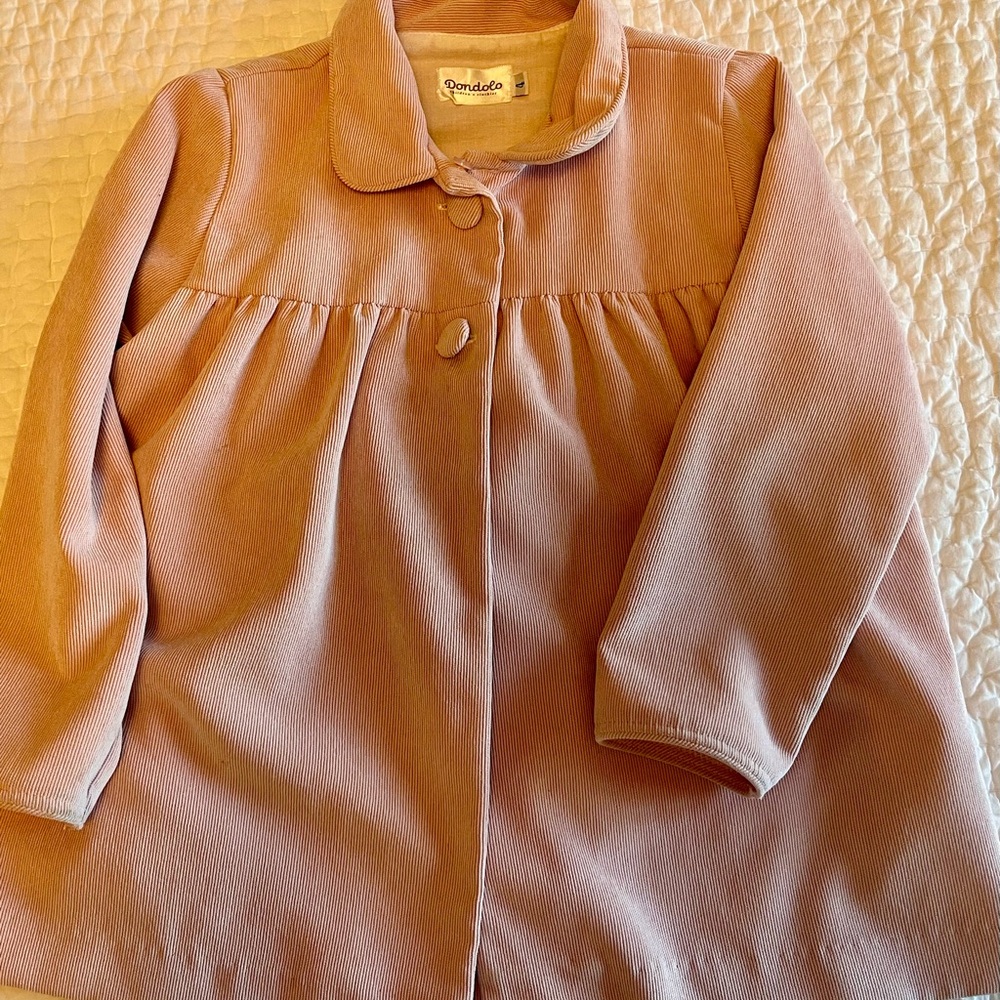 Dondolo 4T Pink corduroy Button-Up Jacket